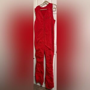 Red Roffe vintage unisex ski bib in excellent condition size large